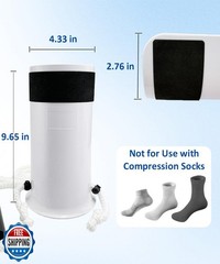 Osanchan Sock Aids for Putting On Socks, No Bending Flexible Sock Aid Device