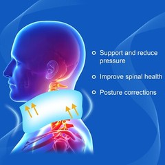 Adjustable Neck Brace-Cervical Support Collar for Sleeping&Pain Relief Universal