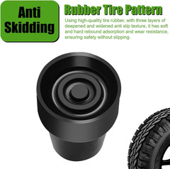 Cane Tips 3/4 Inch Rubber Replacement End Heavy Duty Walker Crutch Foot 8 Pack