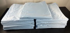 Western Textile 34″ x 36″ Reusable Blue Broadcloth Mattress Underpad (24 Pack)
