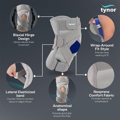 Tynor OA Knee Support (Neo) Joint Support, Pain Relief Comfortable & Durable FS