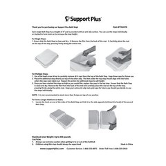 Support Plus Stackable Bath Step – Set of 3 Slip-Resistant Safety Platform St…