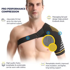 Compression Shoulder Brace with PowerKnit Compression Technology | Shoulder