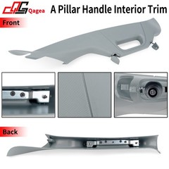 Qagea A-Pillar Grab Handle Interior Trim Passenger Right Side, Gray