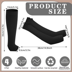 4 Pairs Elderly Leg and Arm Skin Protectors Leg Protectors for Thin Skin from…