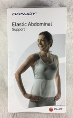 DonJoy DJO Abdominal Binder Elastic Support Size Small / Medium White 81-97070