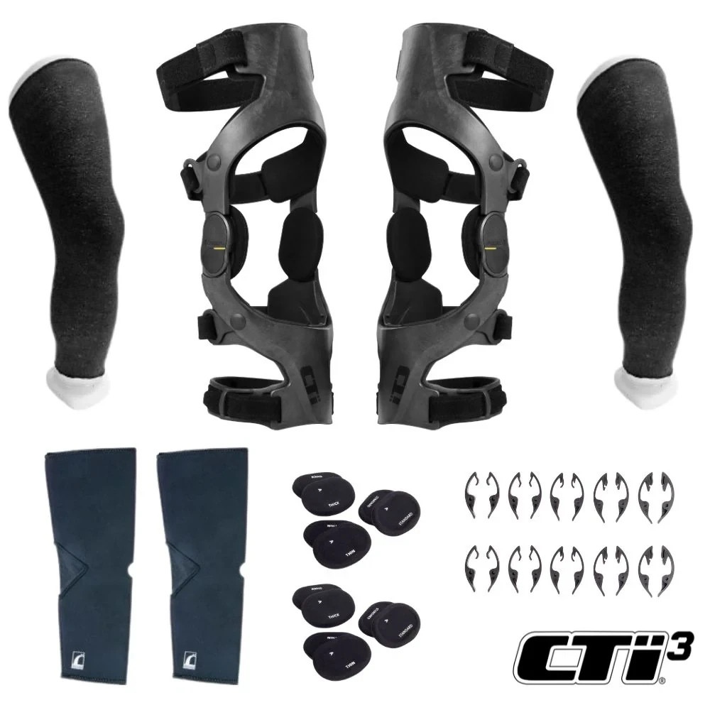 Ossur CTi3 Knee Braces Bundle Athlete Edition Adjustable for Moisture Control