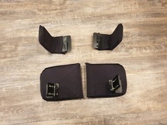 QUICKIE QM 710,715,720, Pulse 6 CenterMount Legrest Calf Pads with hardware