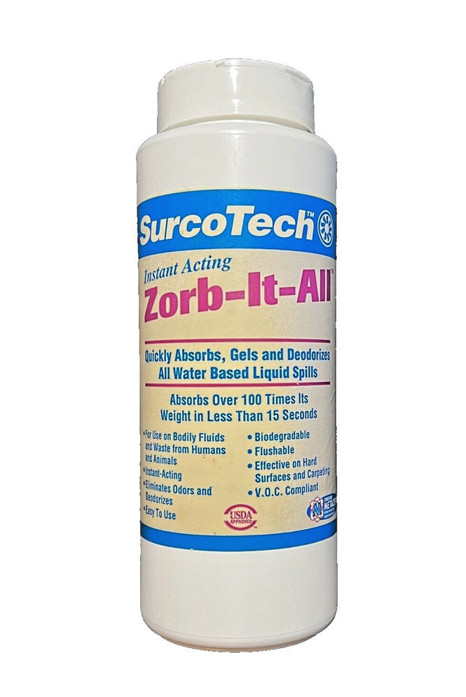 Biohazard Absorbent One lb. Shaker Absorbs Over 100x Its Weight in 15 Seconds