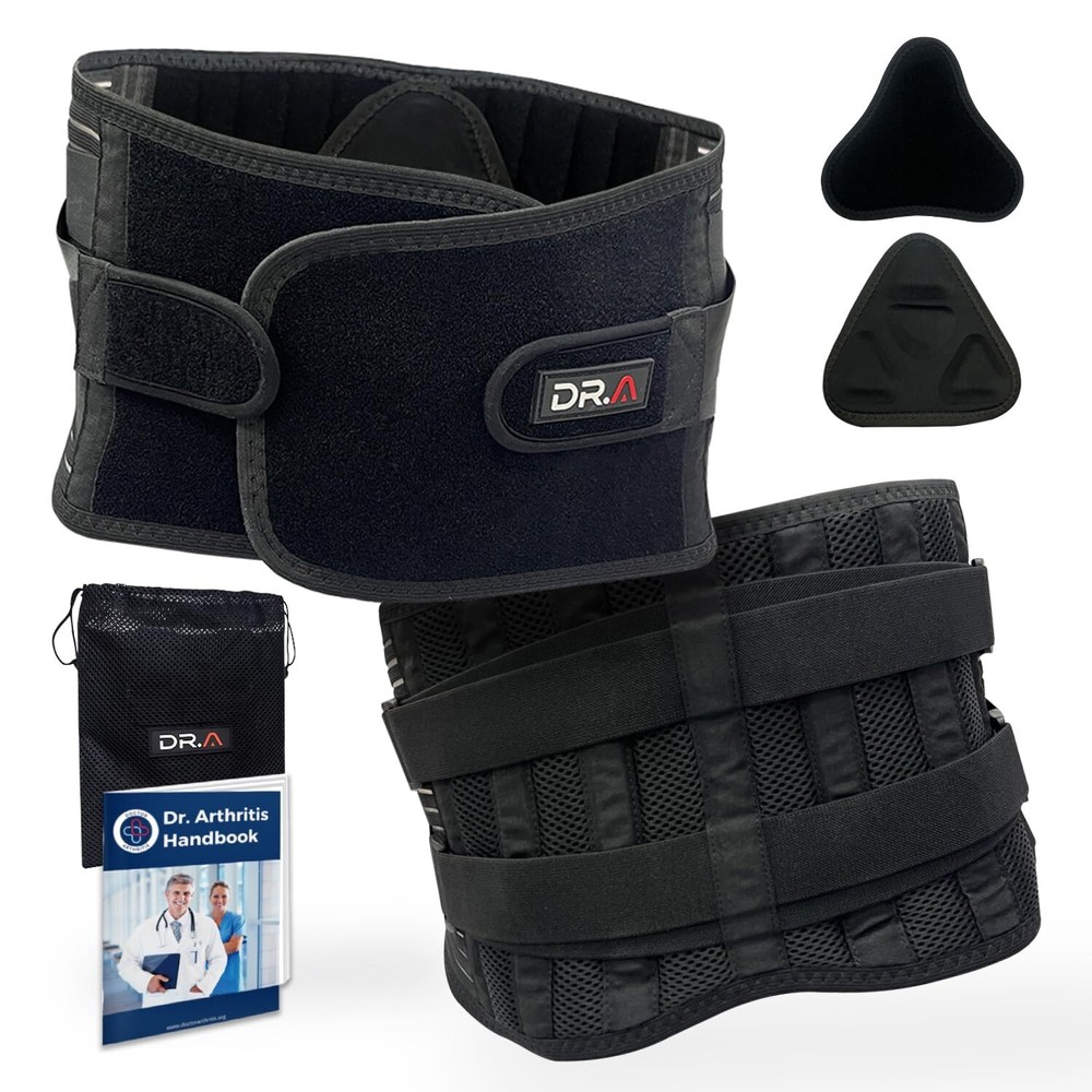 Dr. Arthritis Back Brace Support Belt, Medical Lower Lumbar Brace for Men & Wome