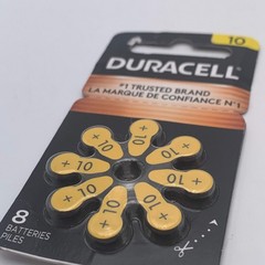 Duracell Zinc Air 10 1.5V Hearing Aid Batteries 5 packs of 8 Exp -03/2029