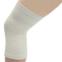 Max Adams Essentials White Stretchable Knee Support: 1 Pack