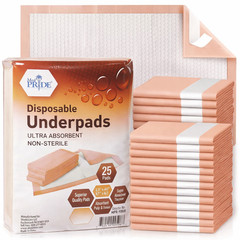 MED PRIDE 23x36in Disposable Adult Underpads Super Absorbency Leakproof 50–150ct
