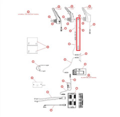 Permobil-CABLE, PJSM CONTROL PANEL R-NET, 1.5m, 90Â°