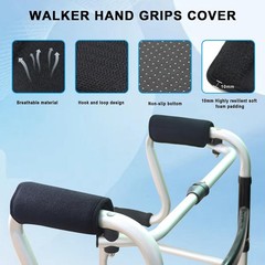 Ergonomic Padded Handle Cushions for Wheelchairs and Walkers, 2 Units,7617
