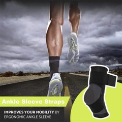 Women Men Adjustable Ankle Support Compression Ankle Brace Protector Sport Strap