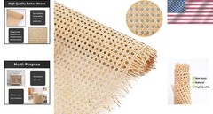 High-Quality 14″ Rattan Webbing Roll – Flexible for Creative Furniture Designs