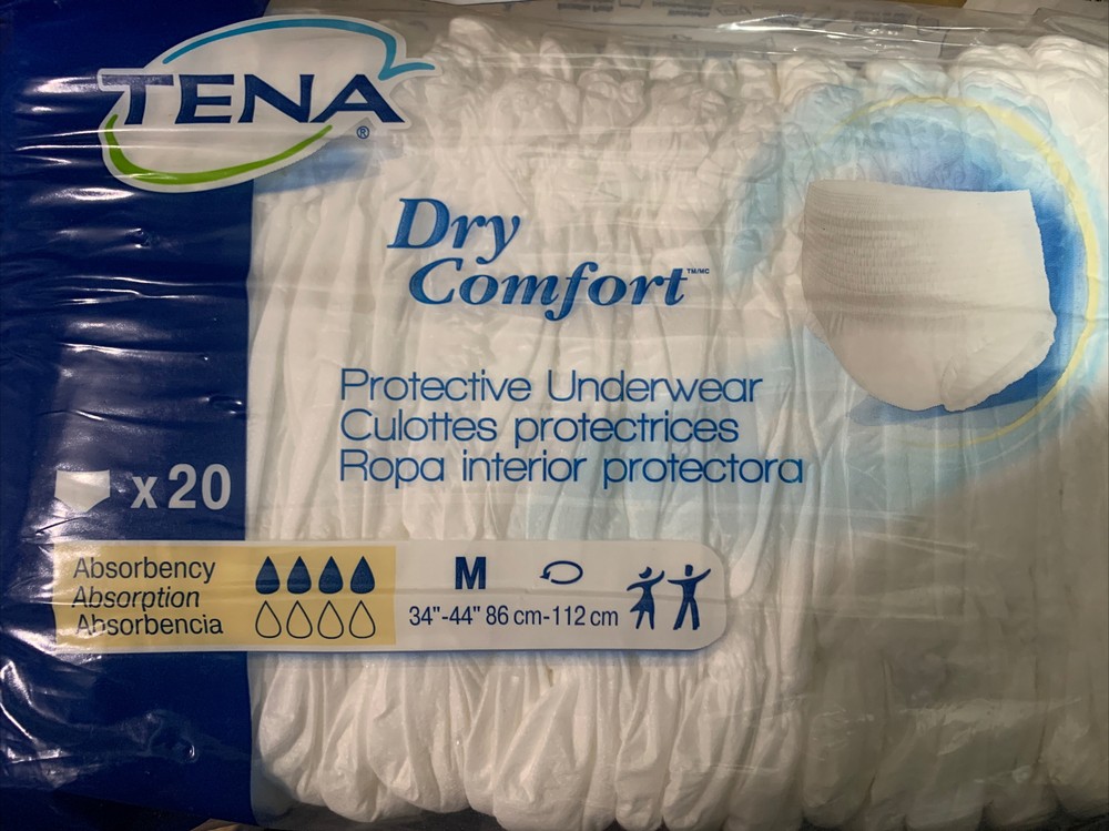 TENA Disposable Underwear Medium 72422 20 Ct