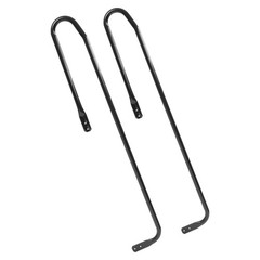 Universal Step Handrail Sturdy Black Metal For Stairs Porch & Loft Steps