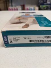 JOBST for Men Casual Knee High Closed Toe 20-30mmHg (Black) X-Large