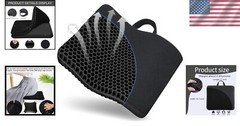 Double Thick Gel Seat Cushion – Breathable Honeycomb Design for Pain Relief