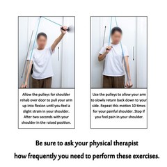 Shoulder Pulley Over The Door Physical Therapy System, Exercise Pulley, Allev…
