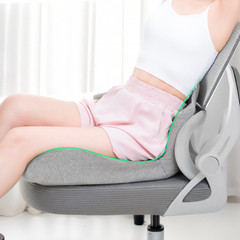 Memory Foam Seat Cushion with Back Support, Orthopedic Tailbone Pain Relief Cush