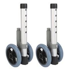 Walker Wheels Flexible Height Replacement Walker Feet Caster with Brake Wheel