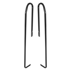 Universal Step Handrail Sturdy Black Metal For Stairs Porch & Loft Steps
