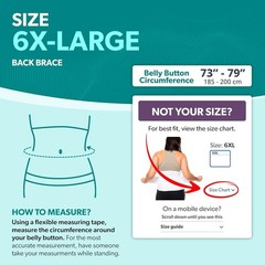 BraceAbility Plus Size 6XL Bariatric Back Brace – Obese Support Girdle