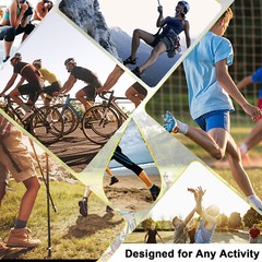 5 Pairs 30-40 mmHg Compression Socks – Knee High Support for Running & Sports