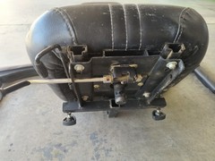 MOBILITY SCOOTER SEAT WITH SWIVEL BASE AND ARM RESTS