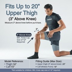 Adjustable Knee Brace for Men & Women – 4-Way Support, Patella Stabilizer, Dual