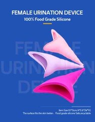 Female Urinal Funnel Soft Silicone Standing Urinals