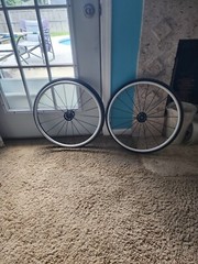 Maxx quick disconnect 22 inch black anodized wheels pair