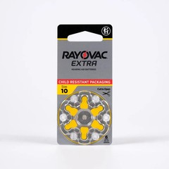 24 pcs A10 10 Size 10 PR70 Rayovac Extra Card 1.5V Zinc Air Hearing Aid Battery