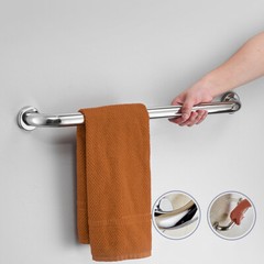 2Pcs 11.8″ Helping Handle for Shower Suction Grab Bars Bathroom Portable Safety