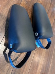 Pelvic Sacral SOT Blocks Non Slip Base 2 Pairs Upholstered Black