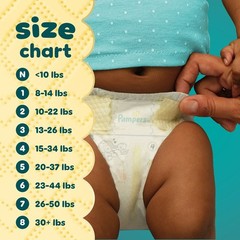 Pampers Swaddlers Ultra Diapers, Size 1 (8-14 Pounds), 210 Count