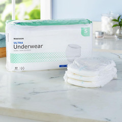 Ultra Incontinence Underwear, [88 Count], Heavy Absorbency, Small, 22-36 In. Un