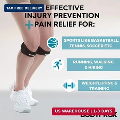 Patella Tendon Knee Strap 2 Pack,Knee Pain Relief Support Brace | Hiking, Soccer