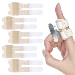 5 PCS Breathable Trigger Finger Splint, Adjustable Finger Brace, Thumb Brace …