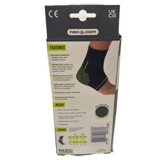 NEO G ACTIVE ANKLE SUPPORT MEDIUM 1CT BOX DENTED
