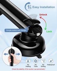 2Pack Shower Grab Bar 11″ Showers Suction Bar Handle Bathroom Safety Grip Handle