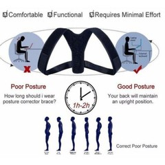 Posture Corrector For Women/Men Upper Back & Shoulder Support Brace USA SELLER