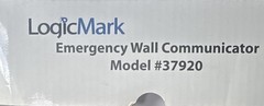 LogicMark Emergency Wall Communicator 2-Way Communication White/Red Model 37920