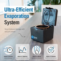 Redux Smart Pro Link Hearing Aid Dryer Dehumidifier Heatless Drying, Charging