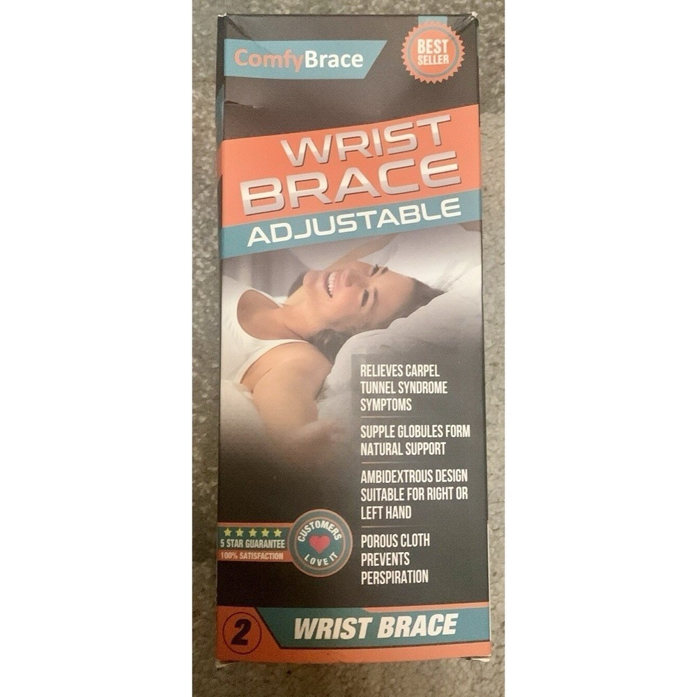 Over the counter ComfyBrace Night Wrist Sleep Support Adjustable Set/2