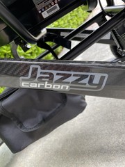 Pride Jazzy Carbon Folding Power Wheelchair Black Carbon Fiber Joystick Travel