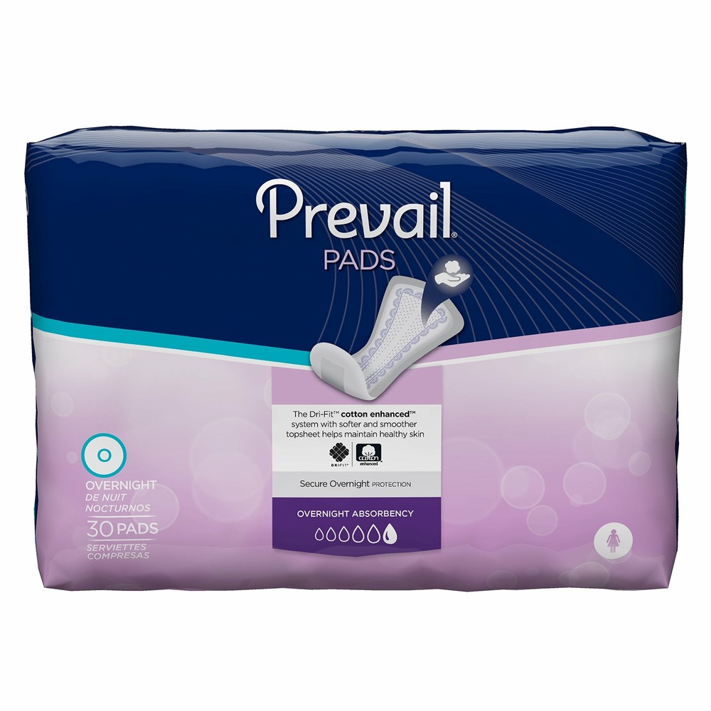 Prevail 16 in. Length Heavy Absorbency Quick Wick Female Disposable #PVX-120